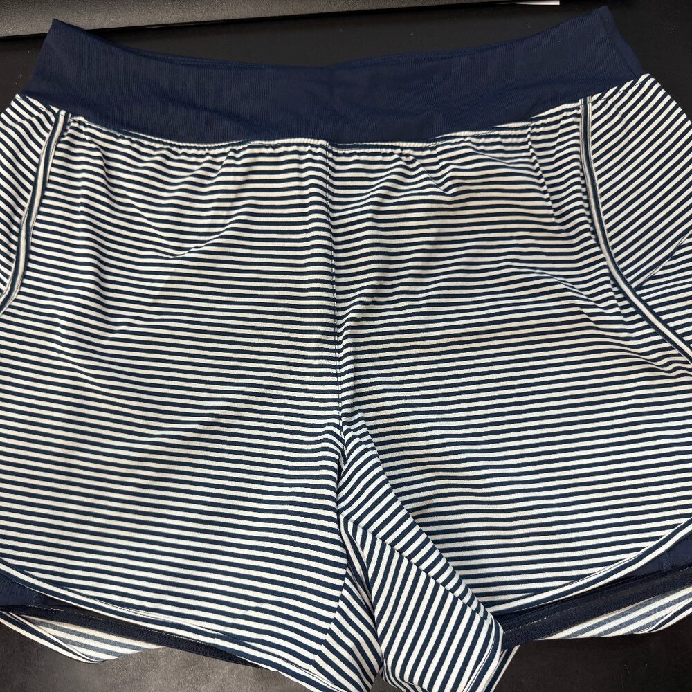 Southern Tide Nonie Striped Athletic Shorts
